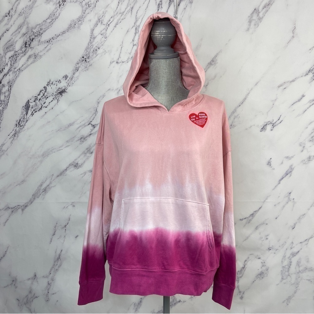 Wildfox | Olivia Pink Tie-Dye Hoodie | L - Picture 3 of 12